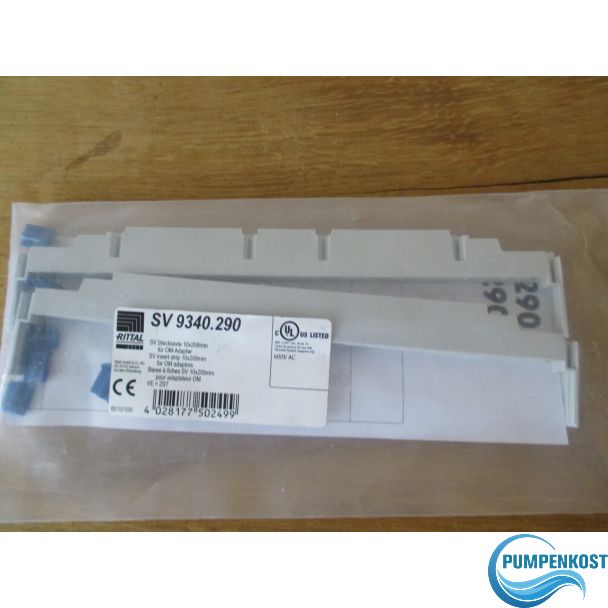 Rittal SV Steckleiste 9340.290 10 x 208 mm für OM Adapter K18/197