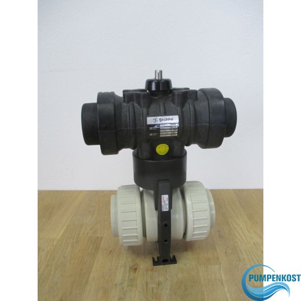 Stübbe Profi 101 Kugelhahn DN 50 PN 10 pneumatisch Bestnr.:K18/330