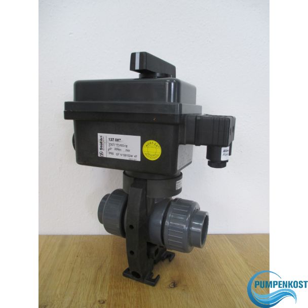 STÜBBE Profi 101 Kugelhahn DN 25 d 32 elektrisch PN 16 Pumpenkost K18/343
