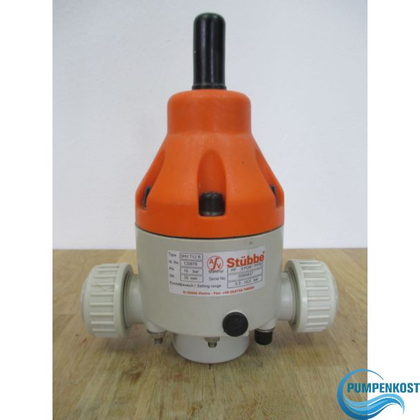 STÜBBE DHV 712 R Druckhalteventil DN 20 d 25 Überstromventil Pumpenkost K18/346