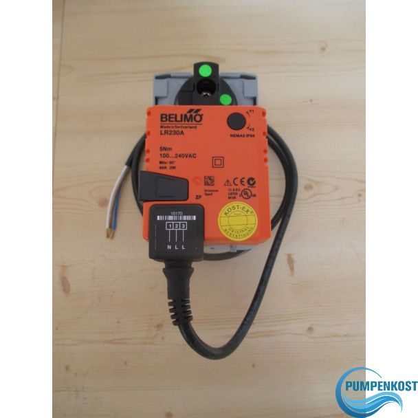BELIMO 3 Wege Kugelhahn R325BL+LR230A Ventil DN 25 230 V KOST-EX K18/443