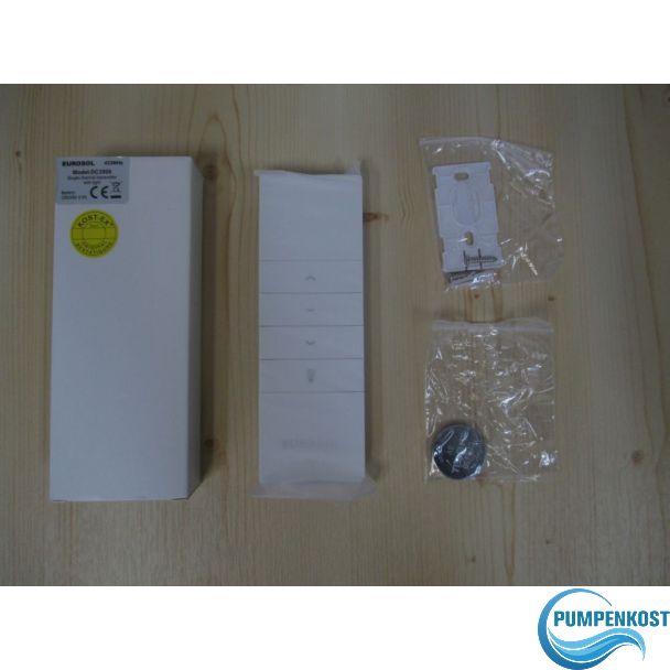 Eurosol Fernbedienung Model DC 3508 single channel transmitter with light K18/69