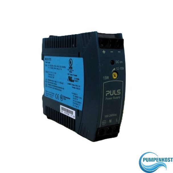 Puls ML 15.121 Netzteil pri. 230V  sec. 12-15V DC  1.3-1A Trafo  K18/89
