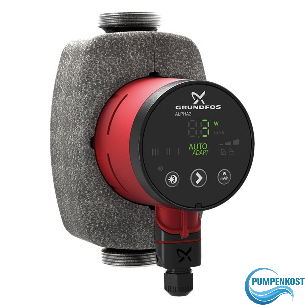 Grundfos Alpha2 25-60 N 180 Zirkulationspumpe 1x230V Heizungspumpe P25/43
