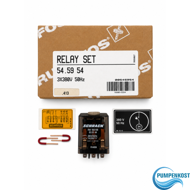 Grundfos Relais Relay-Set 545954 Schrack für 200 UMC / UPC 3x380 V S13/93