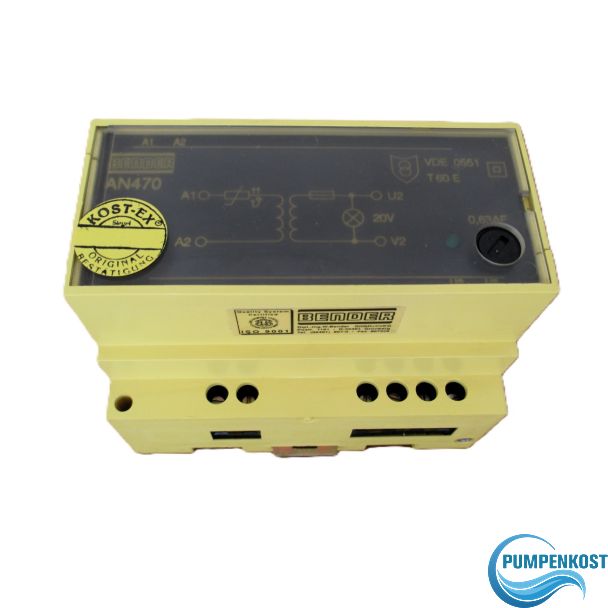 Bender AN 470 Netzteil Trafo Pri. 230V Sec. 20V AC 500 mA Transformator S14/353