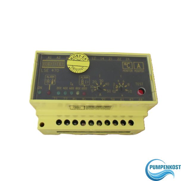 Bender LSE 470 Überstrom - Trafotemperaturrelais / Overload Relay  S14/358