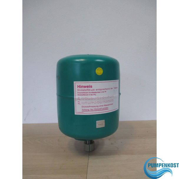Druckausdehnungsgefäß Druck Behälter Stickstoff 8 D 8ltr für Trinkwasser S17/20