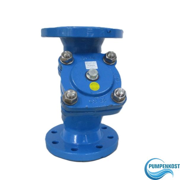 Fromme Schrägsitz - Schmutzfänger ohne Sieb  DN 80 PN16 GG 25 Höhe 310 mm   S8/6