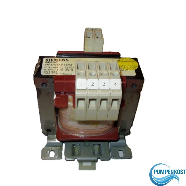 Siemens SIDAC-T 4AM3242-5AT10-0FAO pri 420 400 380V sec 230V 63VA Trafo T10/8