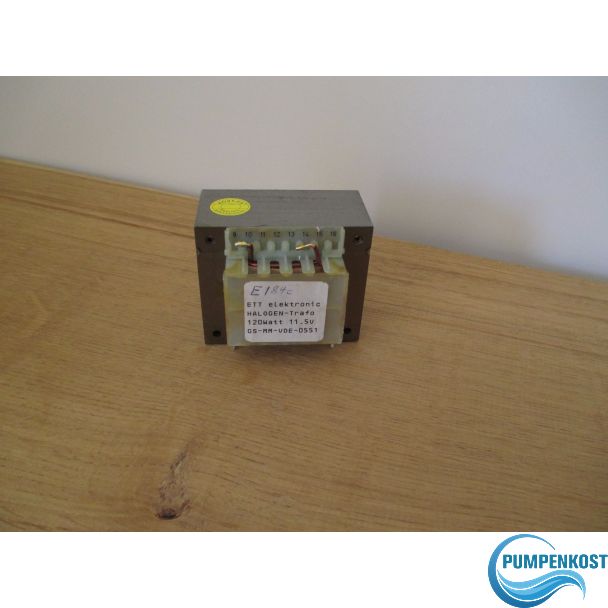 ETT Halogentrafo E / 84 c pri 230 V AC 120 W sec 11,5 V KOST-EX T9/356