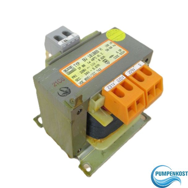 Block BV 101089 H Trafo  pri. 220 V + - 11 V 0,82A sec. 24V - 6,67 160 VA T9/762