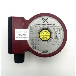 Grundfos UPS 25-60 N Ersatzmotor Brauchwasserpumpe P14/274
