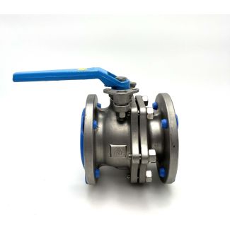 MD Flanschkugelhahn Absperrhahn Absperrventil Edelstahl VA 1.4408 DN 65 PN16 P14/774