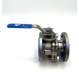 MD Flanschkugelhahn Absperrhahn Ventil 2 Zoll DN 50 PN 16 Edelstahl VA 1.4408 P14/775