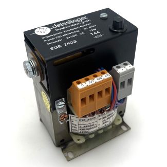 Deisslinger EGS 2403 Trafo 230/400/415V → 24V DC 3A Transformator T9/145
