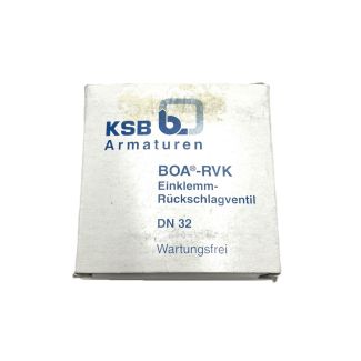 KSB BOA-RVK Rückschlagventil Rückflussverhinderer DN 32   S10/47