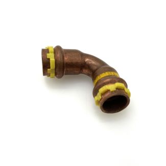 Viega Profi Press Gasfitting 15 mm Bogen 90 ° Pressfitting innen-innen Kupfer S12/176