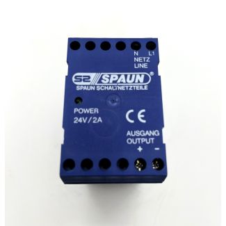 SPAUN Schaltnetzteil Trafo pri 230V sek 24V DC 2A    T10/199