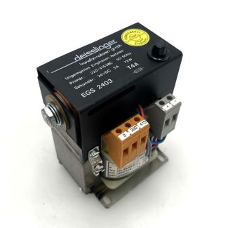 Deisslinger EGS 2403 Transformator 220/415V → 24V DC 3A Trafo Industrie T9/25