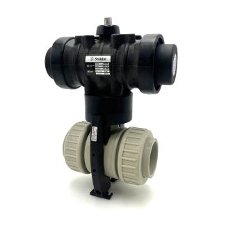 Stübbe Profi 101 Kugelhahn DN 50 PN 10 pneumatisch Bestnr.:K18/330