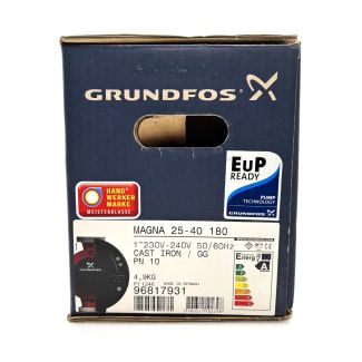 Grundfos Magna 25 - 40 180 Energiesparpumpe 1x230V  P12/371