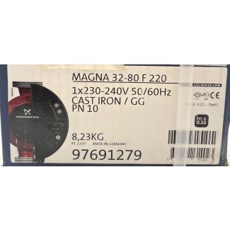 Grundfos Magna 32-80 F 220mm Heizungspumpe Stromsparpumpe 1x230V  P15/200