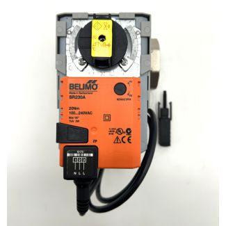 Belimo R350 3-Wege-Kugelhahn mit Innengewinde & SR230A Drehantrieb, 20 Nm, AC 100–240 V K18/433