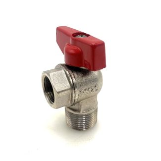 Eck Kugelhahn 1/2 Zoll PN 25 Füll - und Entleerungshahn Hahn K18/36