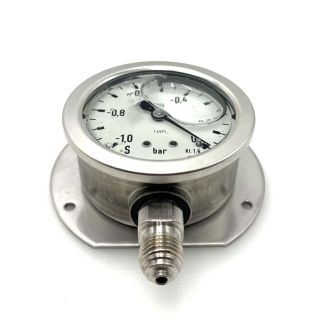 VDO Vakuum-Manometer -1 bar Ø 68 mm – Vakumeter, Flüssigkeitsdämpfung, neuwertig S10/86