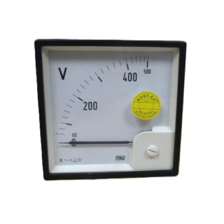 Müller&Weigel Voltmeter 0 - 500 V Messgerät Messinstrument K17/1030