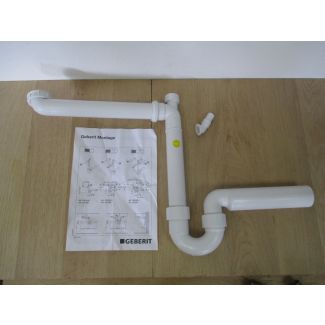 Geberit Spültisch-Ablauf Rohr - Geruchverschluss Raumsparer 50 mm K17/791