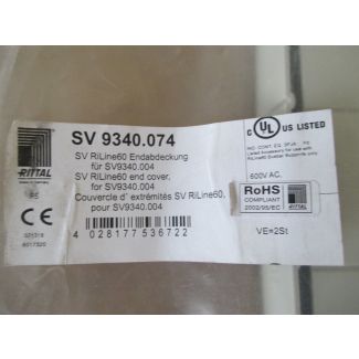 Rittal SV 9340.074 Endabdeckung für SV Ri Line 60 grau K18/194