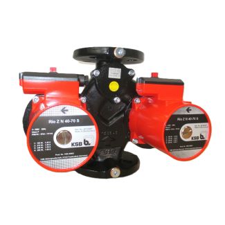 KSB RIO Z N 40 -70 S Doppelpumpe 1x230 V Heizungspumpe P16/59