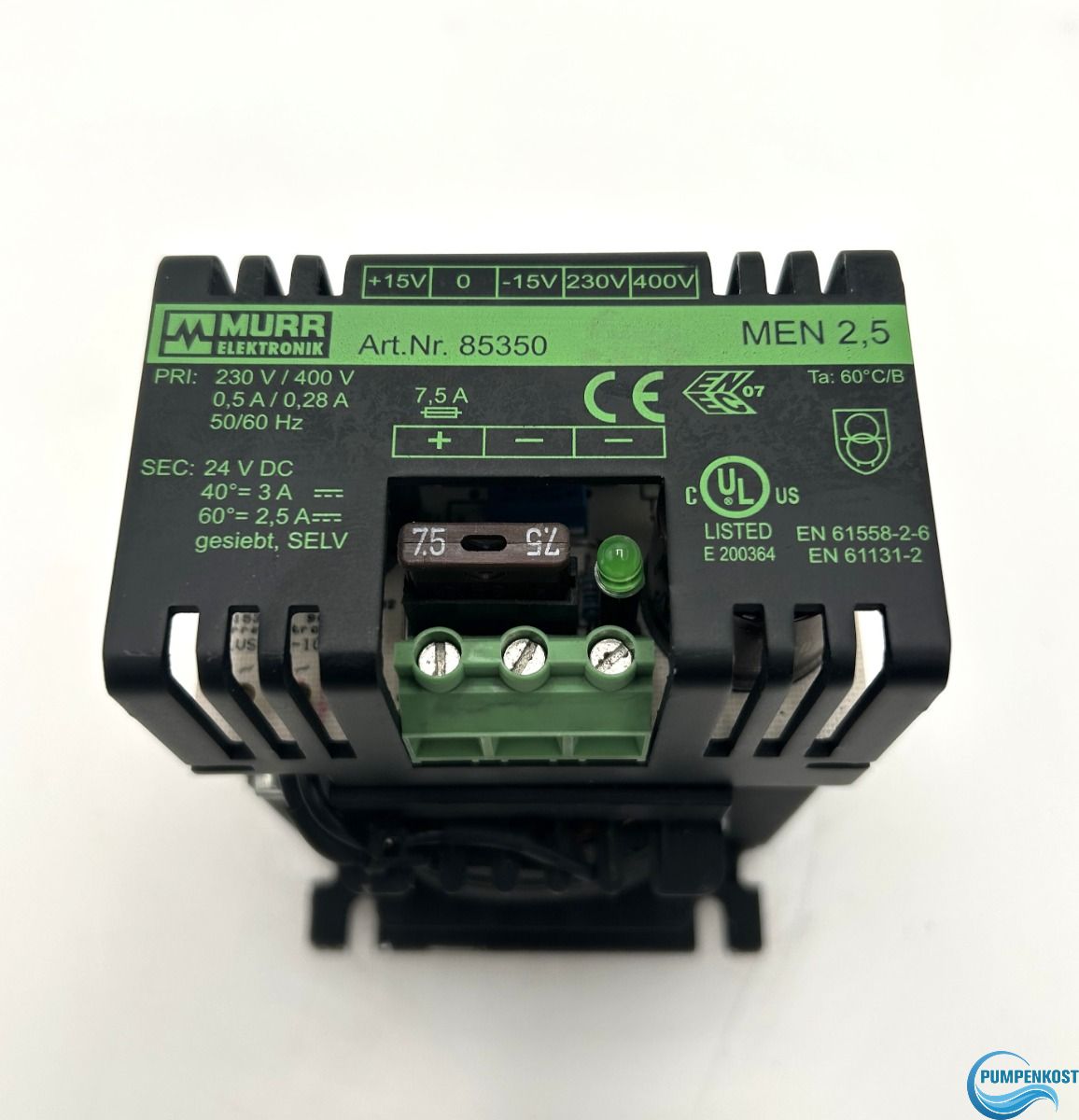 Murrelektronik Trafo Pri 230 400 V Sec 24 V 3 A T9 101 murrelektronik-trafo-pri-230-400-v-sec-24-v-3-a-t9-101